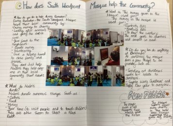 Photo from visit to Alderton Junior School